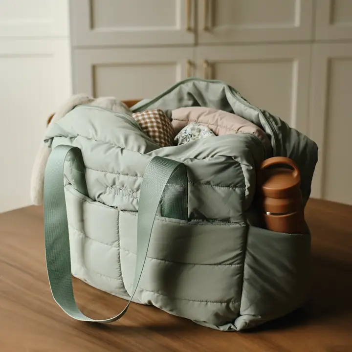 Minika - Puffy Diaper Bag with Changing Mat - Image 10