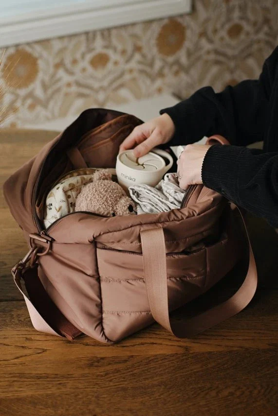 Minika - Puffy Diaper Bag with Changing Mat - Image 5
