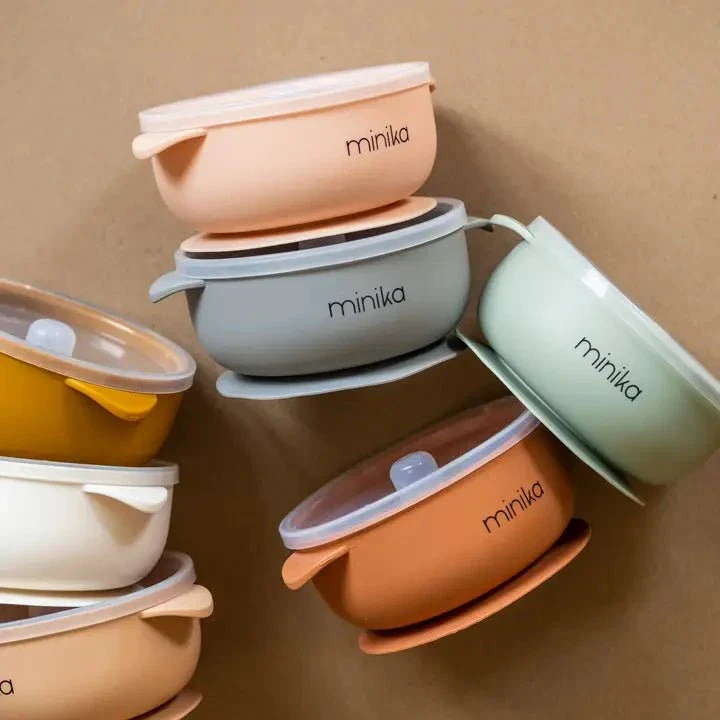 Minika - Silicone Bowl with Lid - Image 3