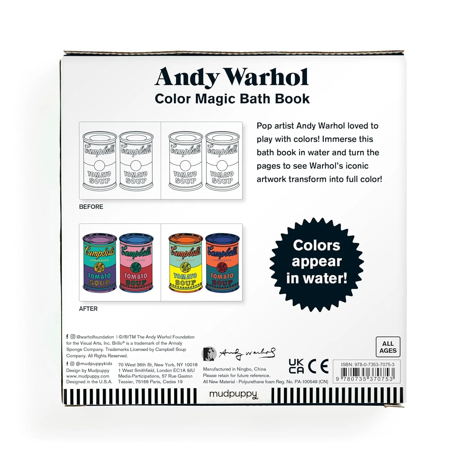 Andy Warhol Color Magic Bath Book - Image 3