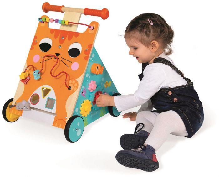 Janod - Multi-Activities Cat Baby Walker - Image 3
