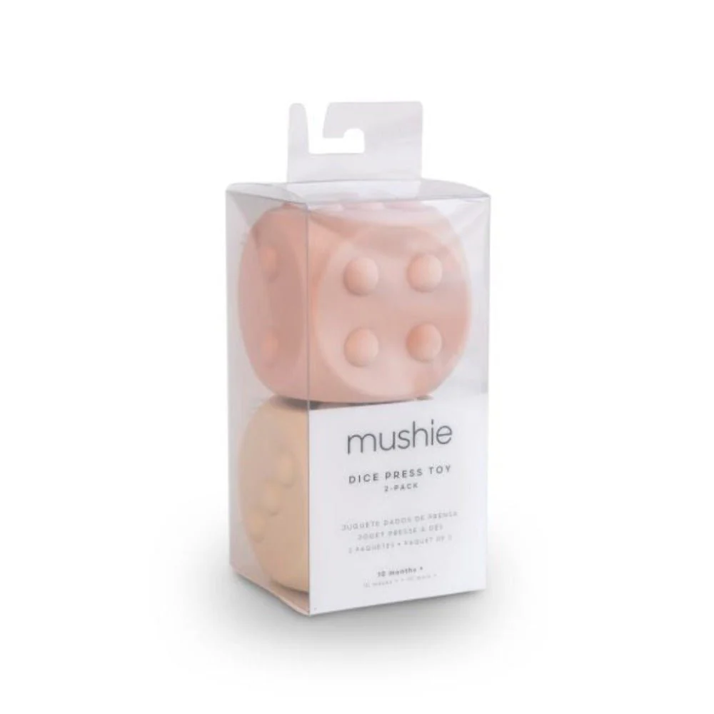 Mushie - Silicone Dice Teething Toy - (2 pk) - Image 4