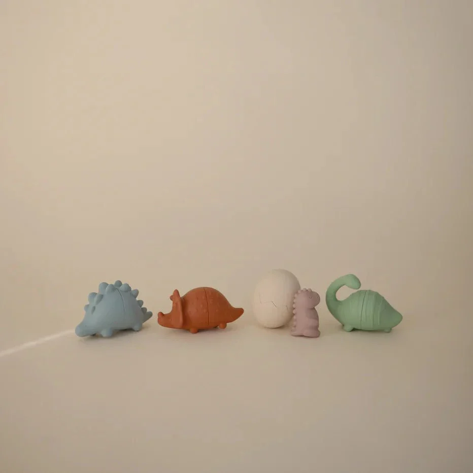 Mushie - Dino Mold Free Bath Play Set - 4 Pack - Image 3