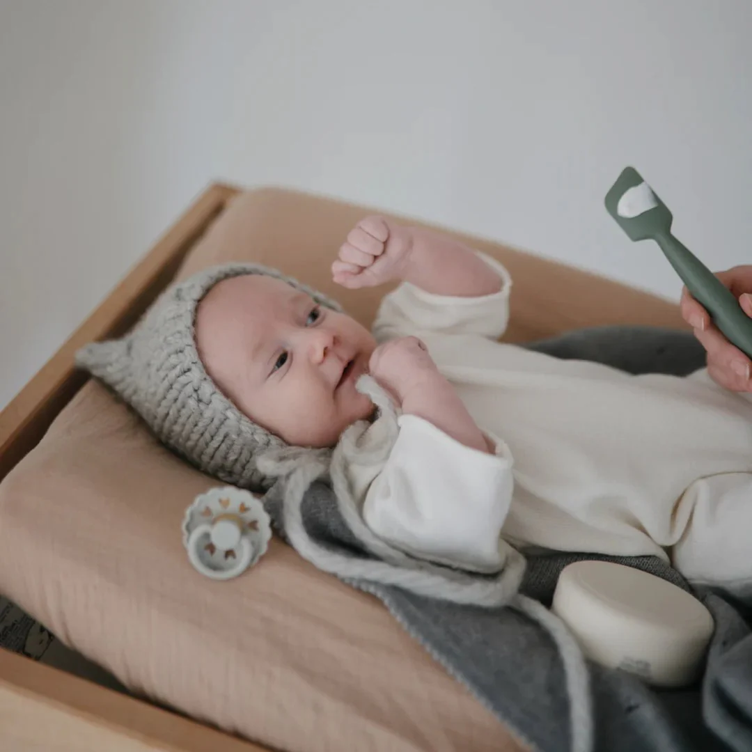 Mushie - Extra Soft Muslin Changing Pad Cover - Image 7