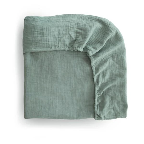 Mushie - Extra Soft Muslin Crib Sheet - Image 10