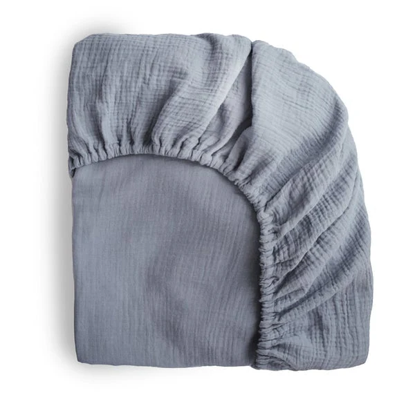 Mushie - Extra Soft Muslin Crib Sheet - Image 14