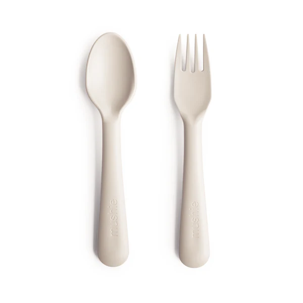 Mushie - Fork & Spoon Set