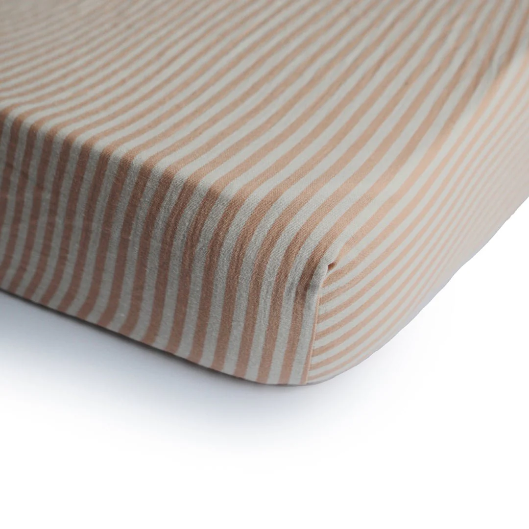 Mushie - Muslin Mini Crib Sheet - Image 11