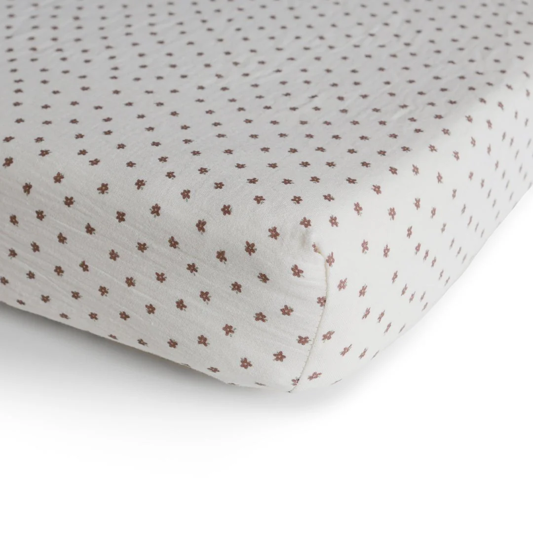 Mushie - Muslin Mini Crib Sheet - Image 12