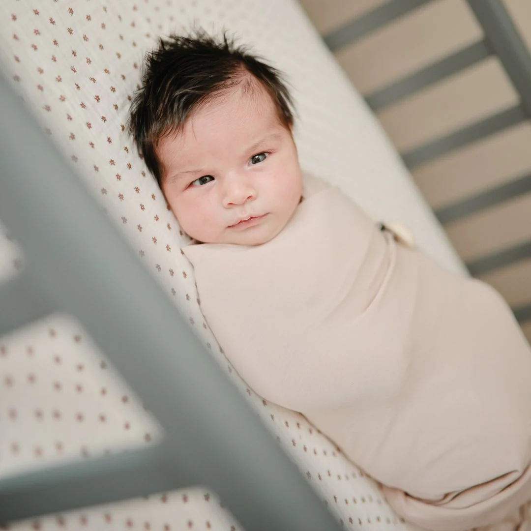 Mushie - Muslin Mini Crib Sheet - Image 13