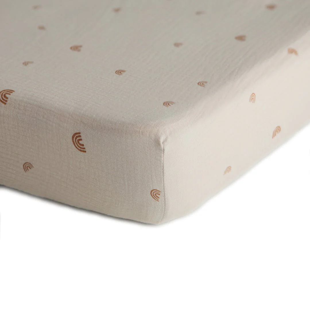 Mushie - Muslin Mini Crib Sheet - Image 14