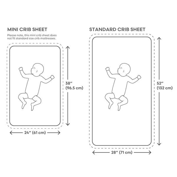 Mushie - Muslin Mini Crib Sheet - Image 16