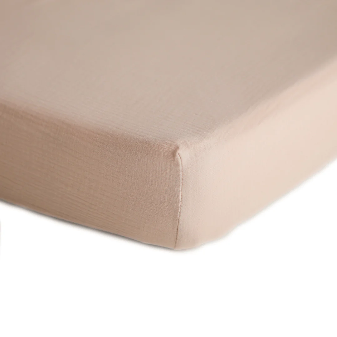 Mushie - Muslin Mini Crib Sheet - Image 7