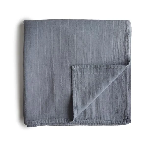 Mushie - Muslin Swaddle Blanket Organic Cotton - Image 4