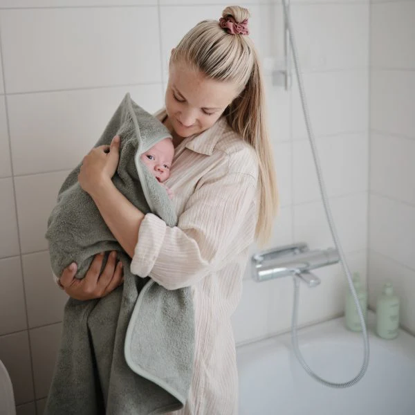 Mushie - Organic Cotton Baby Hooded Towel - Image 3