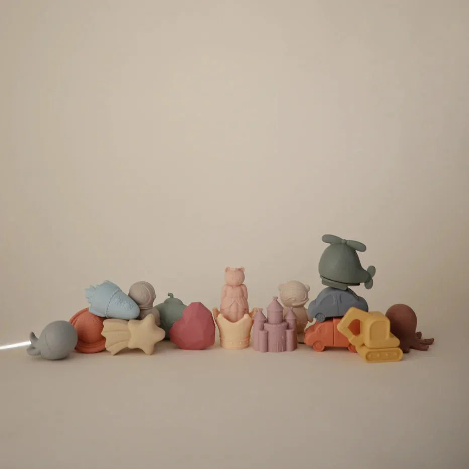 Mushie - Princess Mold Free Bath Play Set - 4 Pack - Image 3