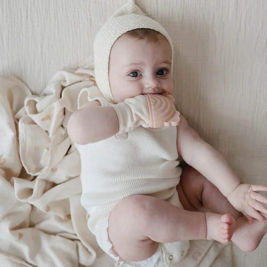 Mushie - Silicone Teething Mitten - Image 2