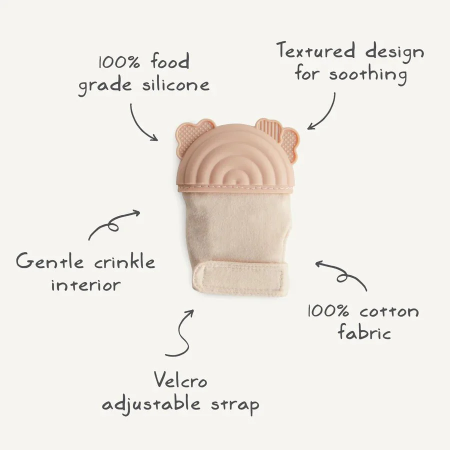 Mushie - Silicone Teething Mitten - Image 4