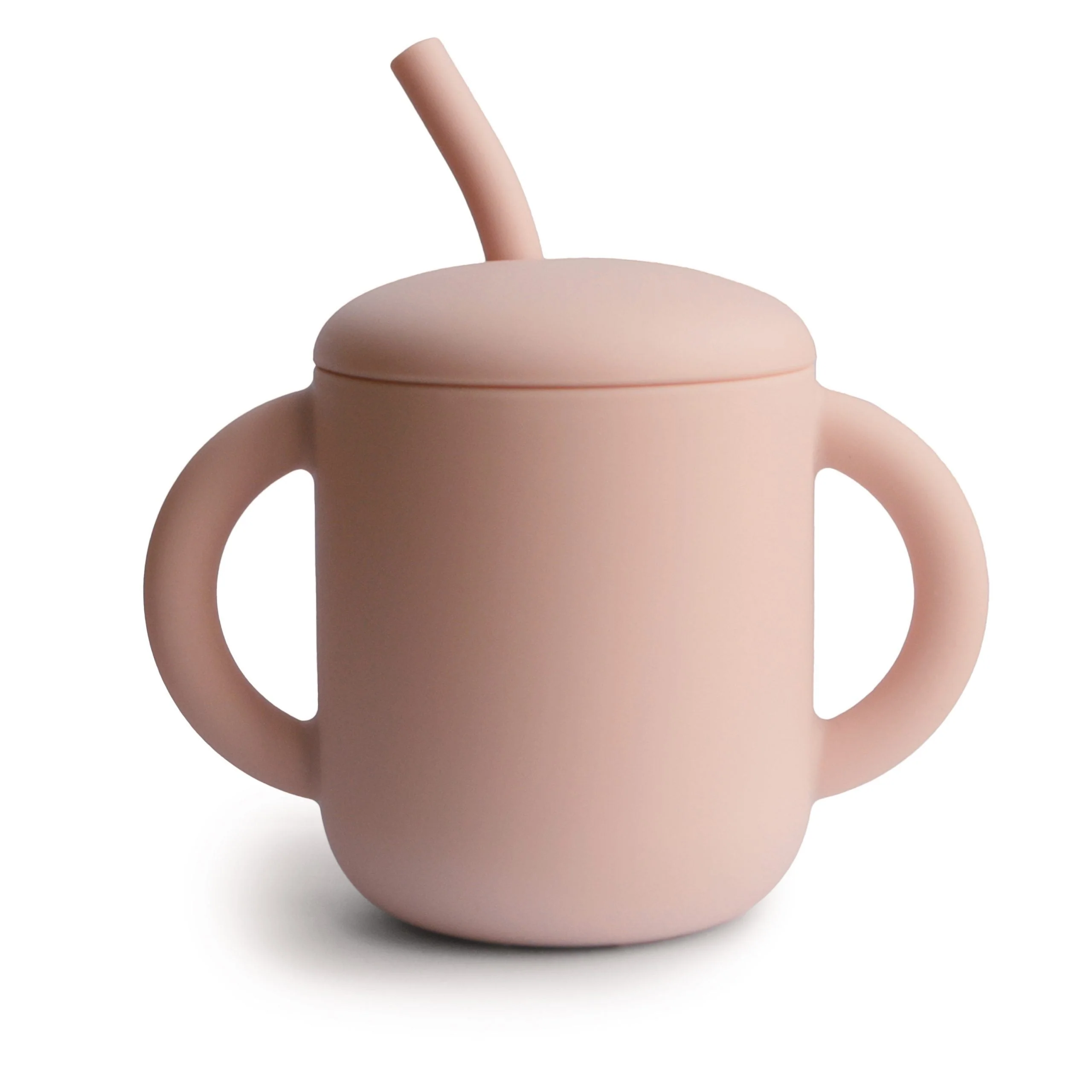 Mushie - Silicone Training Cup + Straw