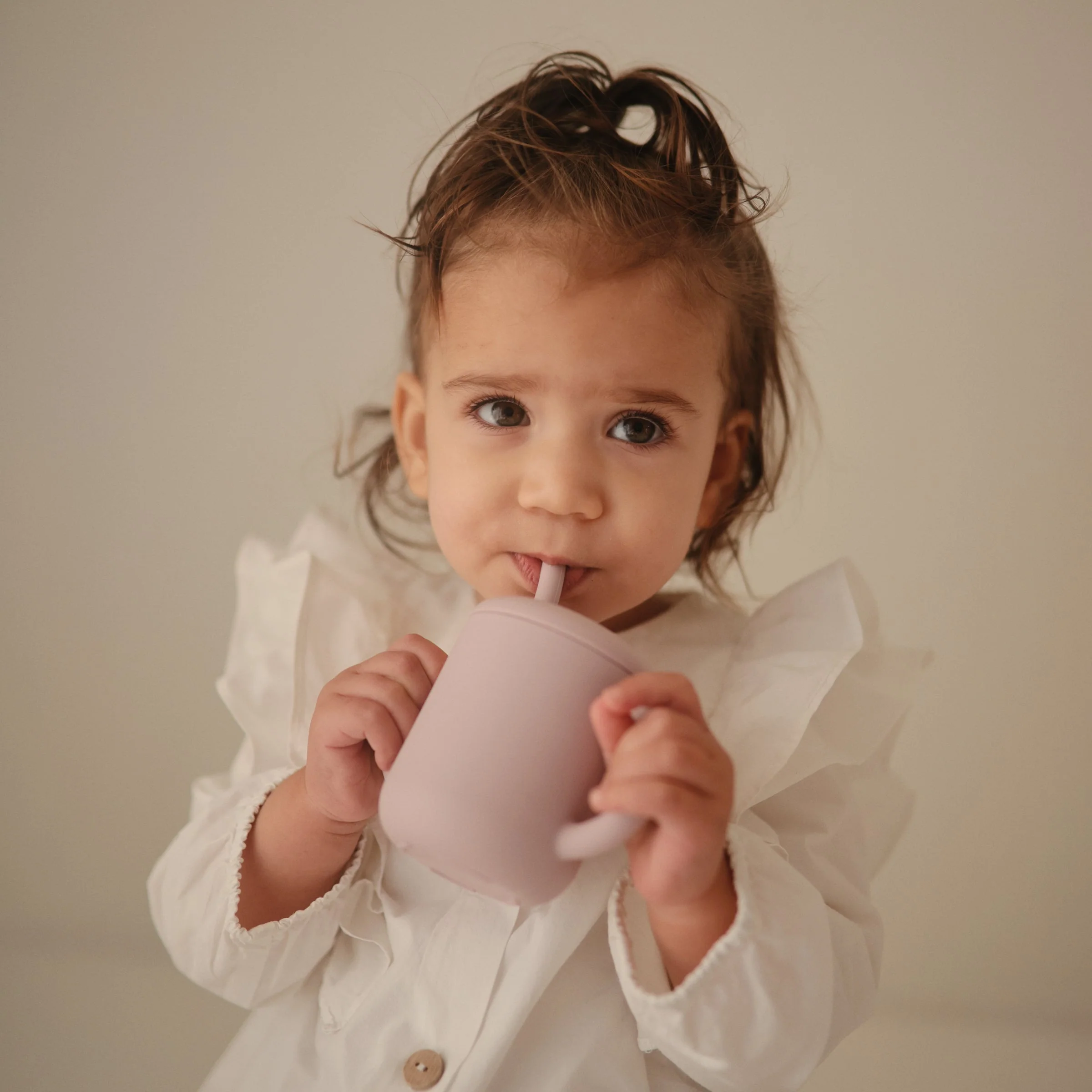 Mushie - Silicone Training Cup + Straw - Image 3