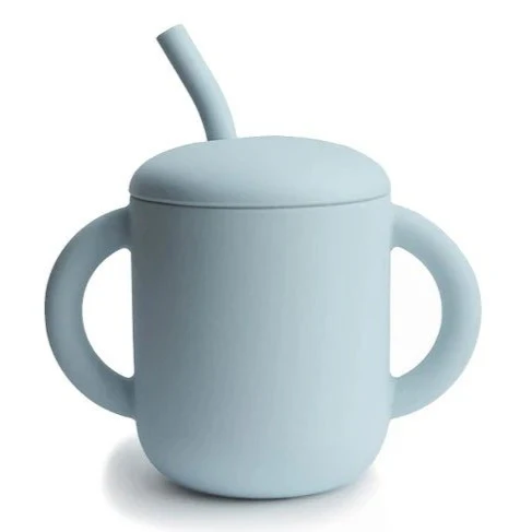 Mushie - Silicone Training Cup + Straw - Image 8
