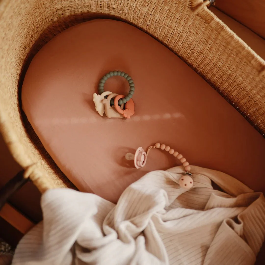 Mushie - Stretchy Bassinet Sheet - Image 6