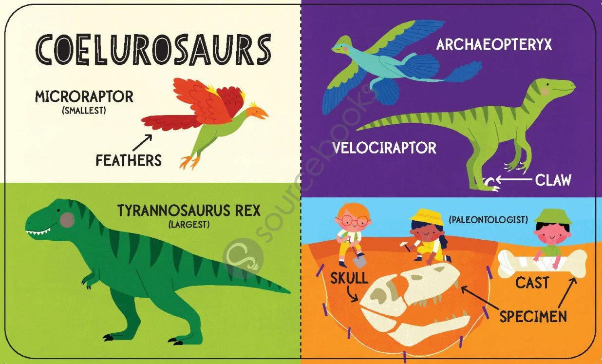 My First 100 Dinosaur Words: My First STEAM Words Series - Boardbook - Image 2