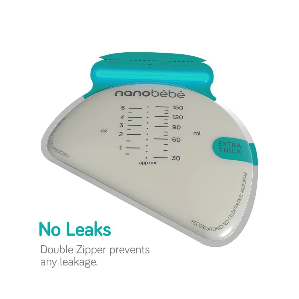 Nanobebe - 50 Breastmilk Storage Bags - Image 3