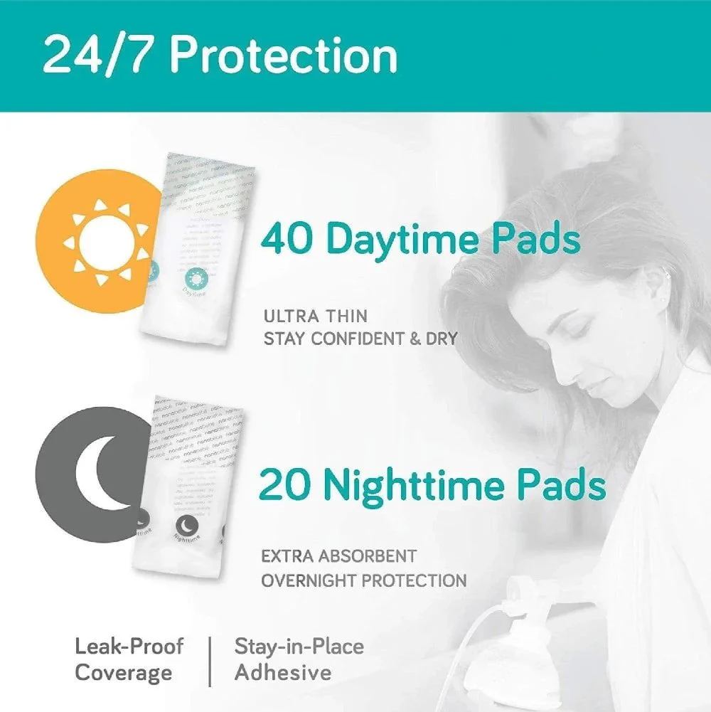 Nanobebe - Day & Night Nursing Pads - 60pk - Image 6