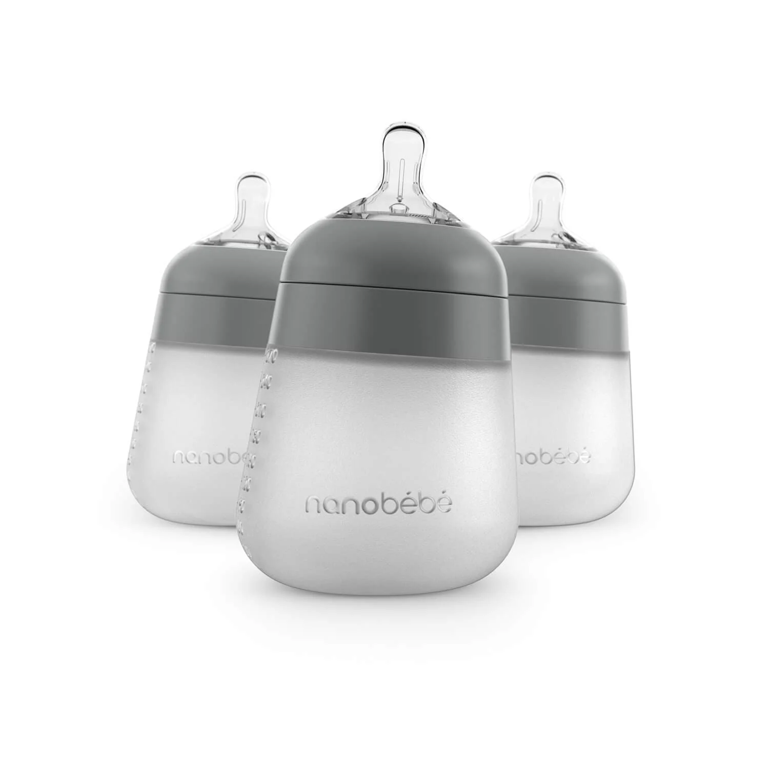 Nanobebe - Flexy Silicone Baby Bottle (3 pack) - Image 3