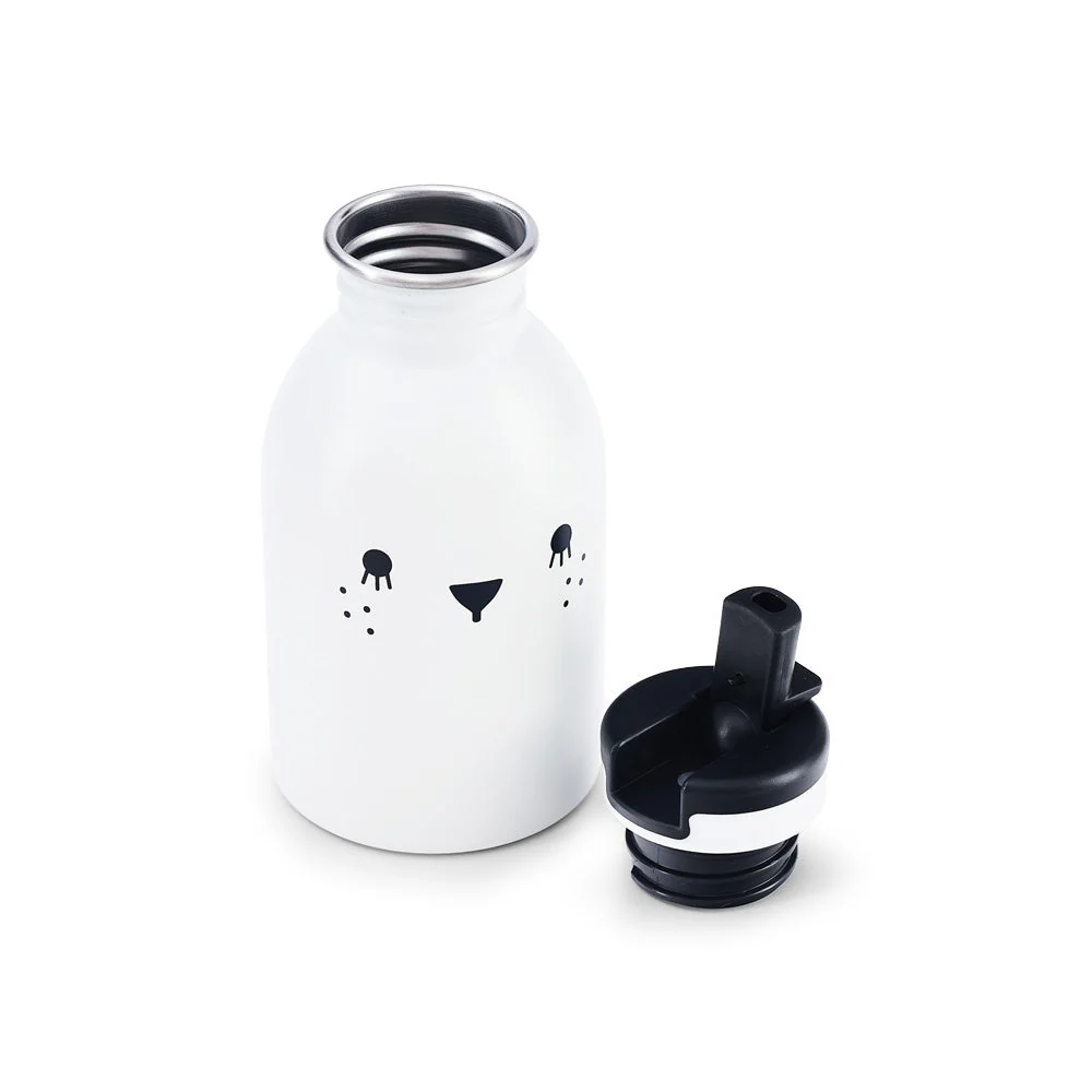 Noodoll - Cute Stainless Steel Water Bottle - Ricecube - Image 4
