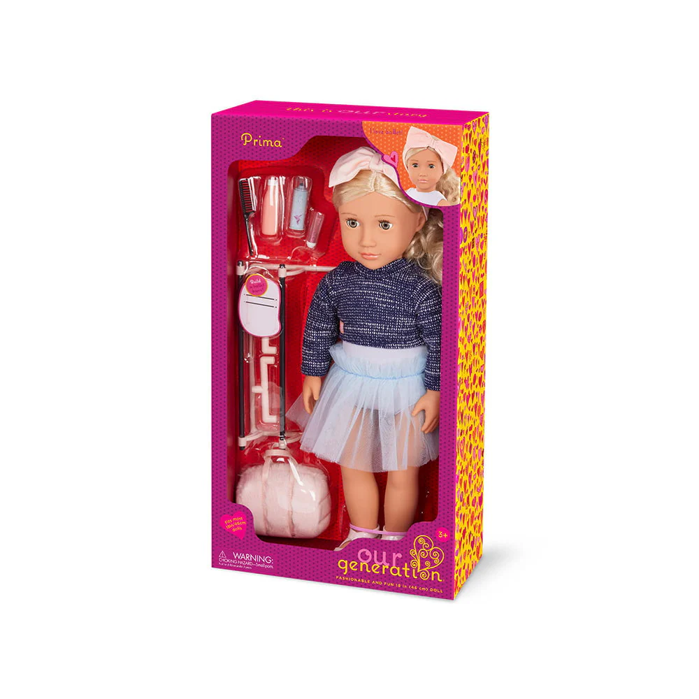 Our Generation - Doll OG Deluxe - Prima the Ballerina 18" - Image 2