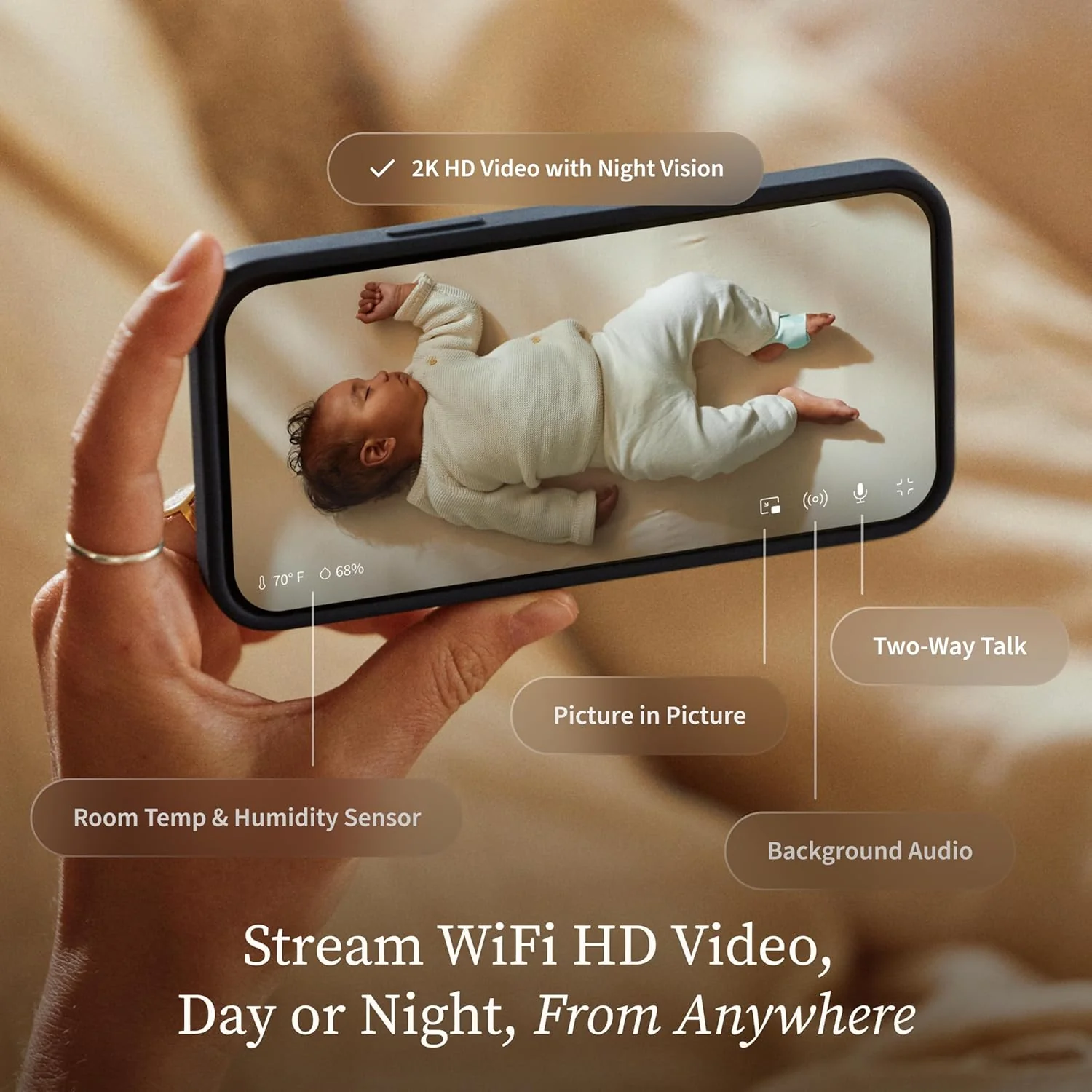 Owlet - Dream Sight Smart Baby Monitor (Gen 3) - Image 3