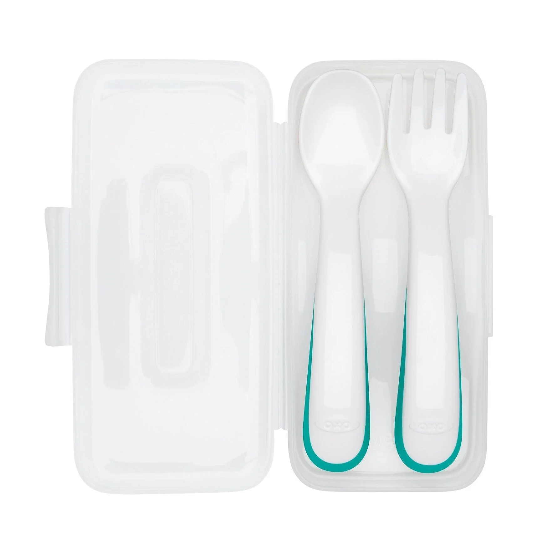 OXO Tot - On The Go Plastic Fork & Spoon Set