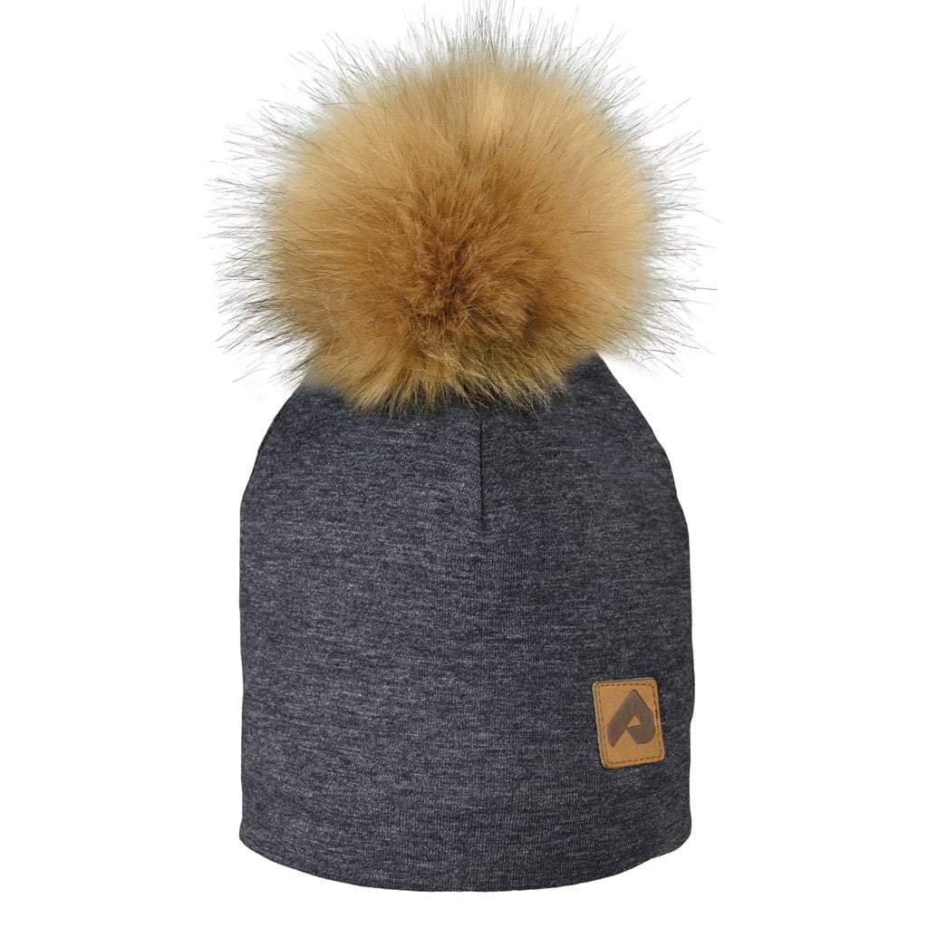 Perlimpinpin - Lined Beanie -Chin Straps W/ Pom Pom - Image 2