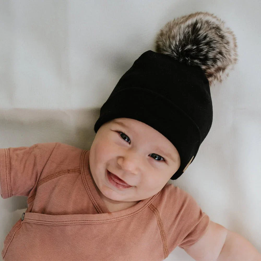 Petit Coulou - Baby Hat with PomPom - Image 2