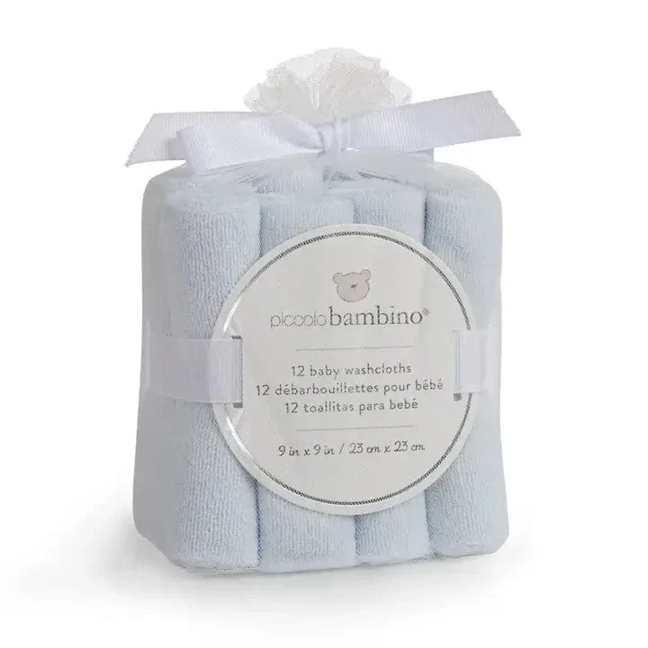 Piccolo Bambino - 12 Pack Cotton Washcloths