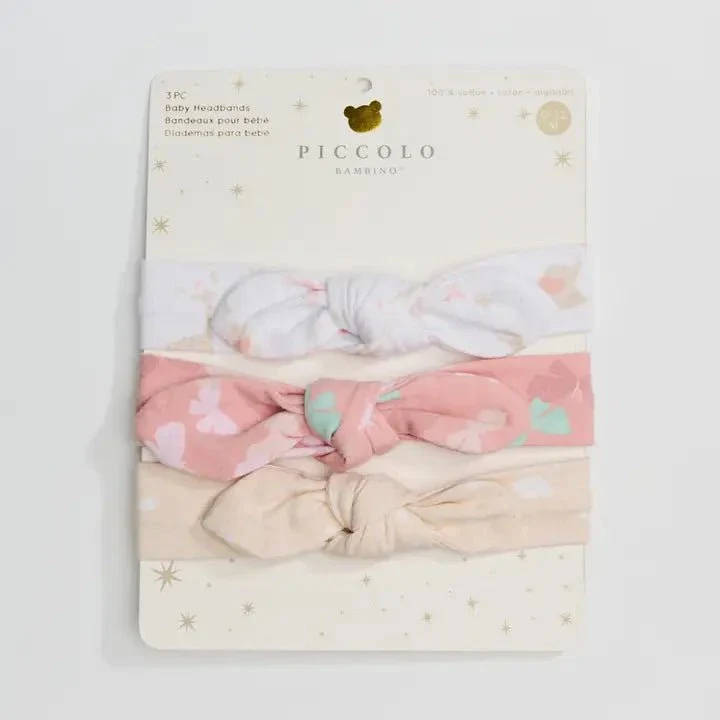 Piccolo Bambino - 3PC Pack Jersey Headbands - One Size - Image 2