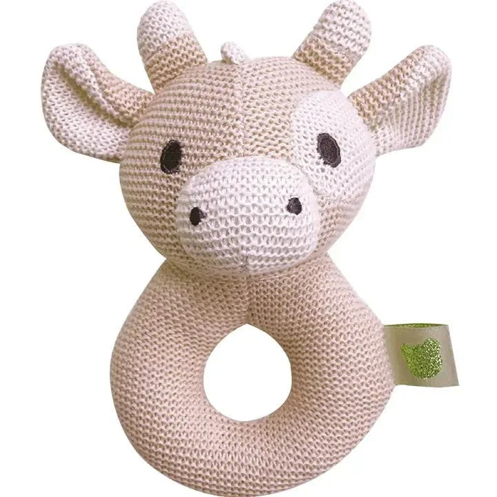 Piccolo Bambino - Sweater Knit Crochet Ring Rattle 7" - Image 2