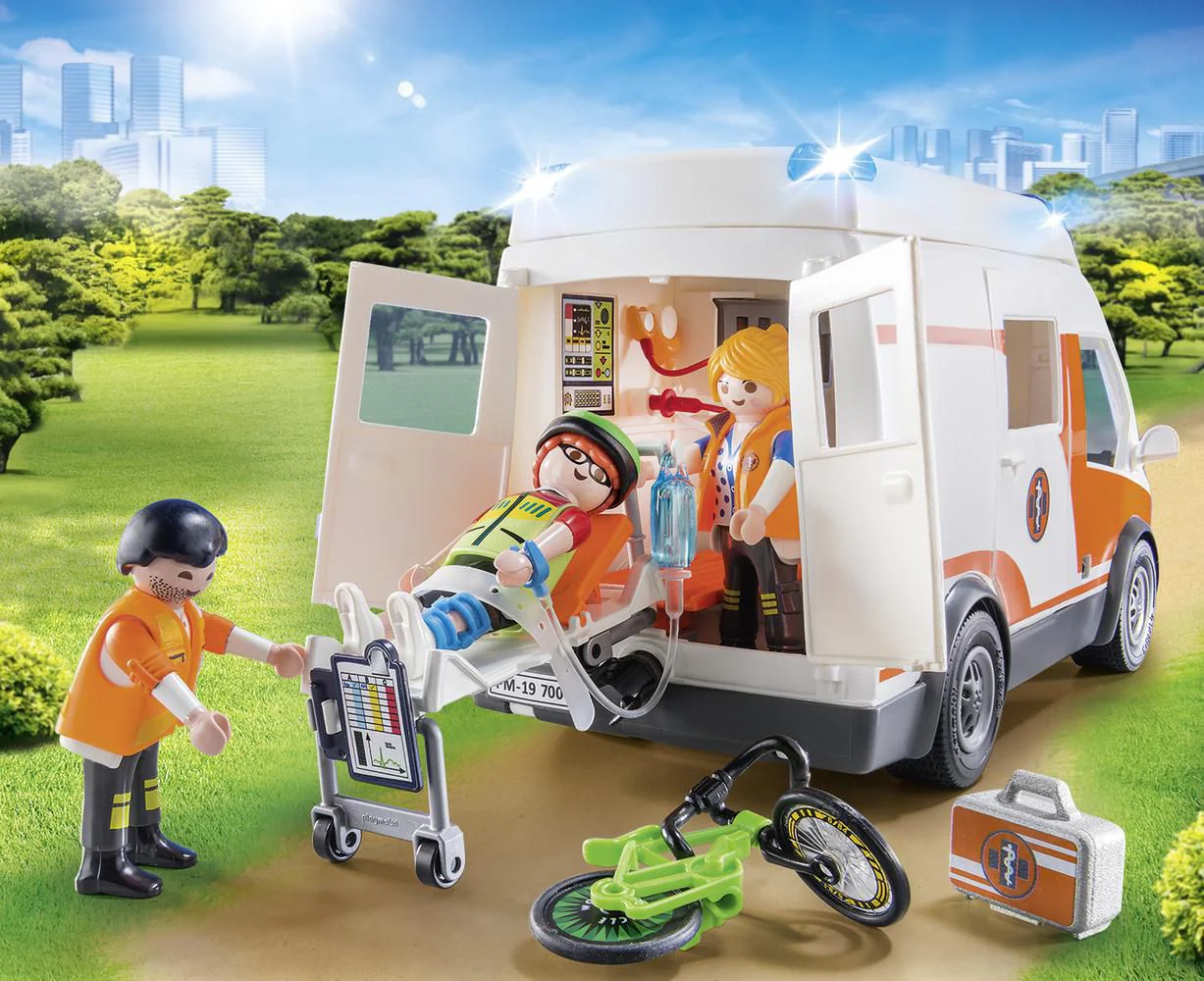 Playmobil - Ambulance with Flashing Lights - Image 3