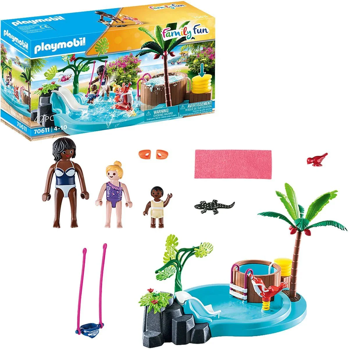 Playmobil - Children's Pool with Slide - Image 2