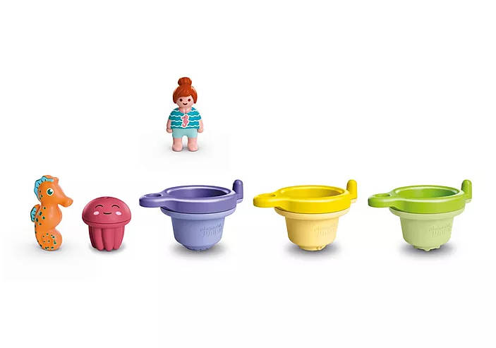 Playmobil - JUNIOR AQUA: Floating Cups with Water Fun - Image 3