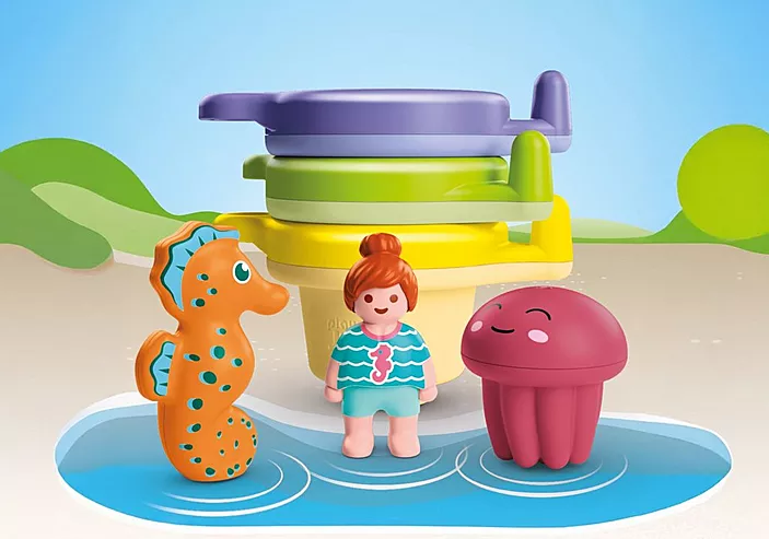Playmobil - JUNIOR AQUA: Floating Cups with Water Fun - Image 4