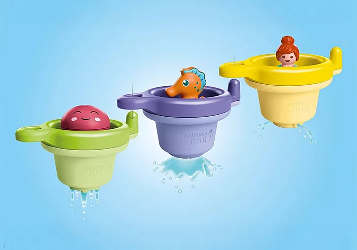 Playmobil - JUNIOR AQUA: Floating Cups with Water Fun - Image 5