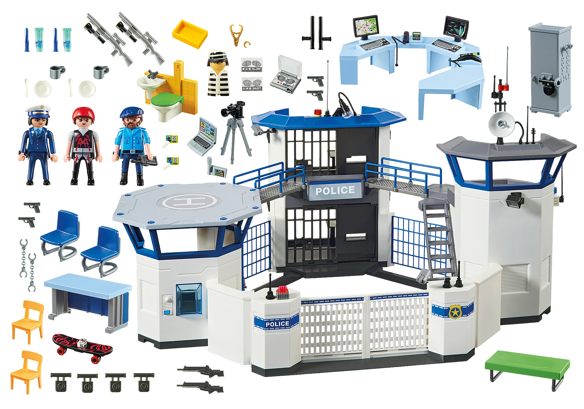 Playmobil - Police Headquarters with Prison - Image 2