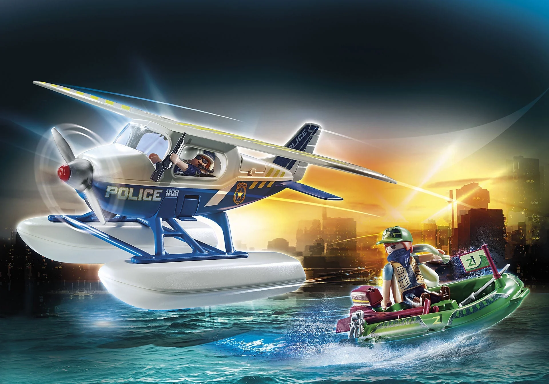 Playmobil - Police Seaplane - Image 2
