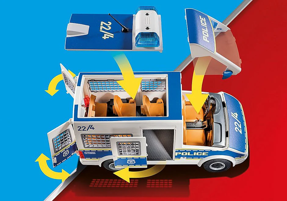 Playmobil - Police Van with Lights and Sound - Image 4