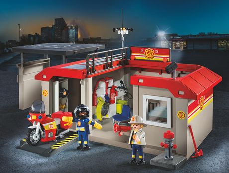 Playmobil - Take Along Fire Station - Image 2