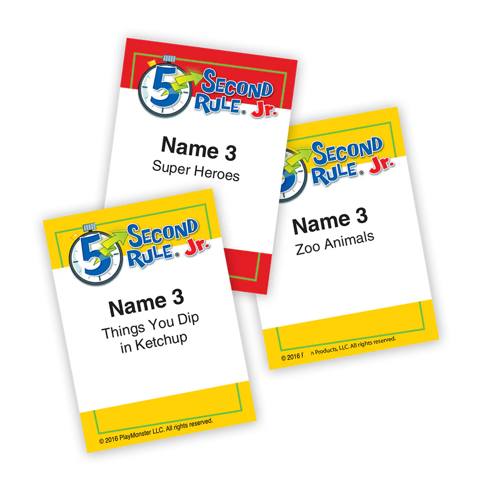 PlayMonster - 5 Second Rule Jr Think-Fast Card Game - Image 3