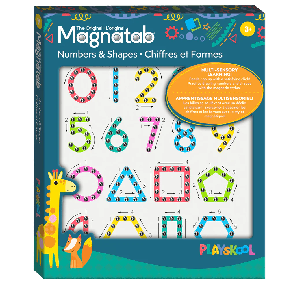 Playskool - Magnatab - Numbers & Shapes Tracing Board